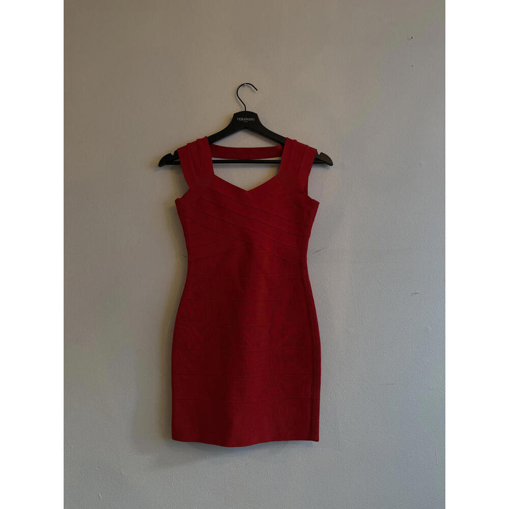 Red Sleeveless Bodycon Dress